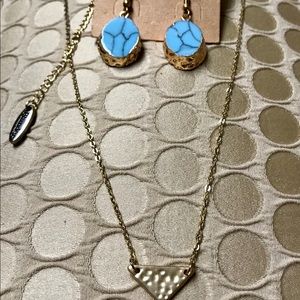 Plunder Retired Earrings And Necklace Set
